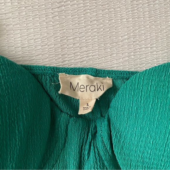 Green Padded Camisole Peplum Top - Picture 2 of 9